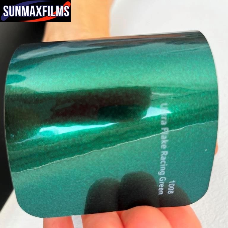 Плёнка Ultra Flake Racing Green — образец из каталога SunMax