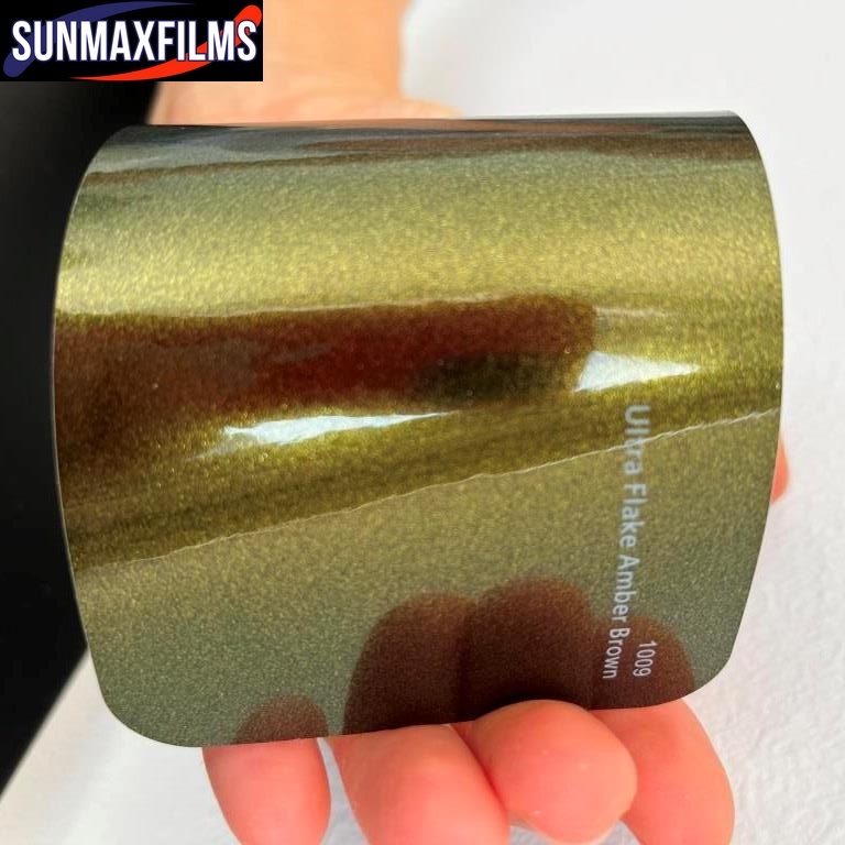 Плёнка Ultra Flake Amber Brown — образец из каталога SunMax