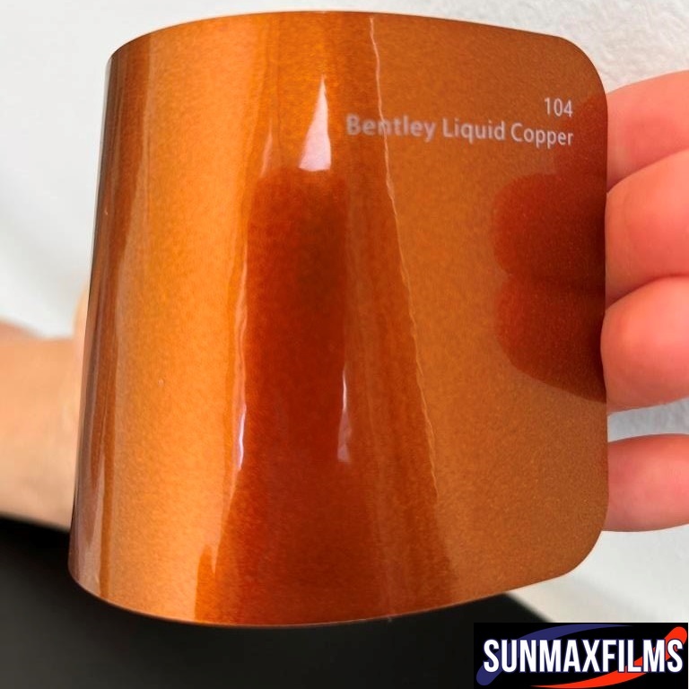 Плёнка Bentley Liquid Copper — образец из каталога SunMax