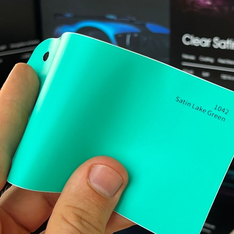 Плёнка Satin Lake Green — образец из каталога SunMax