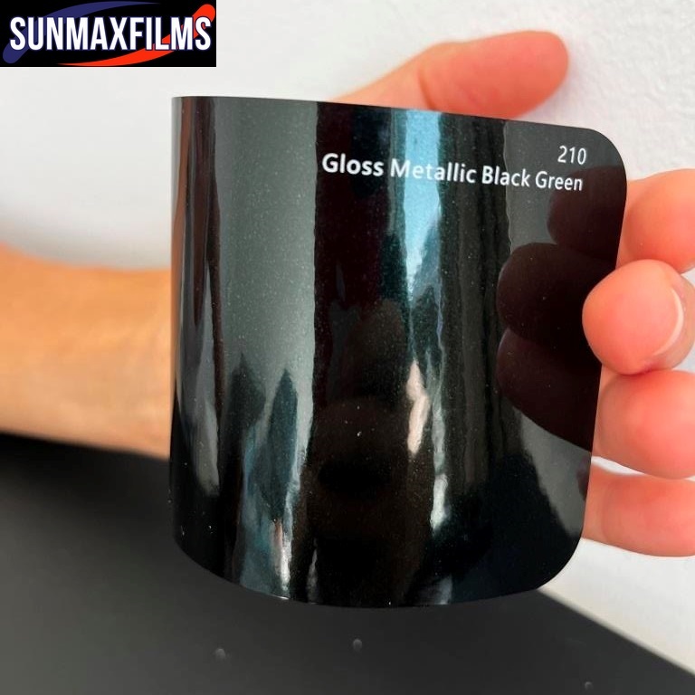 Плёнка Gloss Metallic Black Green