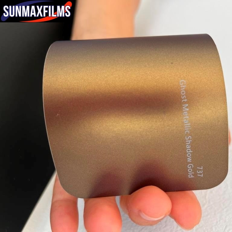 Плёнка Ghost Metallic Shadow Gold — образец из каталога SunMax