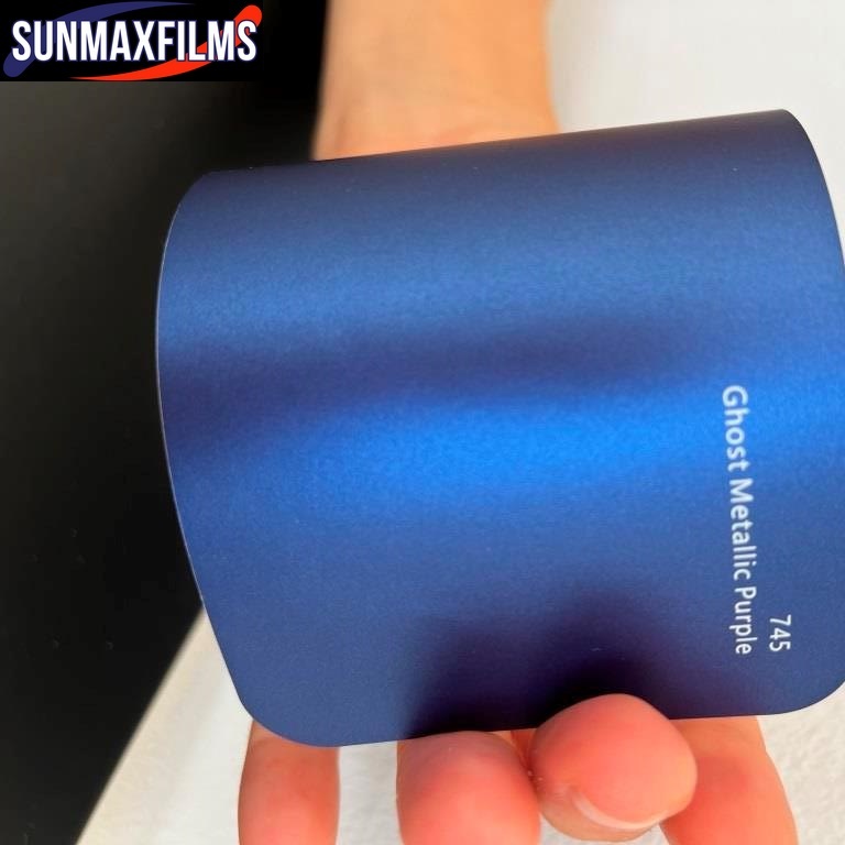 Плёнка Ghost Metallic Purple — образец из каталога SunMax